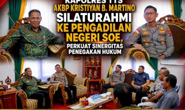 Kapolres-TTS-Silaturahmi-ke-Pengadilan-Negeri-Soe,-Perkuat-Sinergitas-Penegakan-Hukum