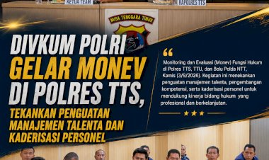 Divkum-Polri-Gelar-Monev-di-Polres-TTS,-Tekankan-Penguatan-Manajemen-Talenta-dan-Kaderisasi-Personel