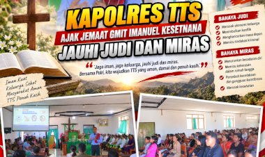 Kapolres-TTS-Ajak-Jemaat-GMIT-Imanuel-Kesetnana-Jauhi-Judi-dan-Miras