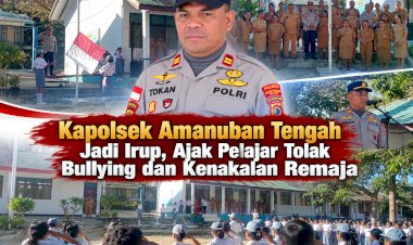Kapolsek-Amanuban-Tengah-Jadi-Irup,-Ajak-Pelajar-Tolak-Bullying-dan-Kenakalan-Remaja