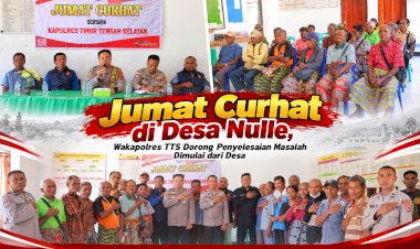 Jumat-Curhat-di-Desa-Nulle,-Wakapolres-TTS-Dorong-Penyelesaian-Masalah-Dimulai-dari-Desa