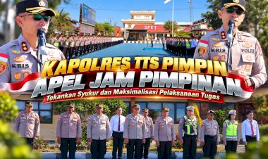 Kapolres-TTS-Pimpin-Apel-Jam-Pimpinan,-Tekankan-Syukur-dan-Maksimalisasi-Pelaksanaan-Tugas