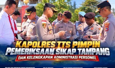 Kapolres-TTS-Pimpin-Pemeriksaan-Sikap-Tampang-dan-Kelengkapan-Administrasi-Personel