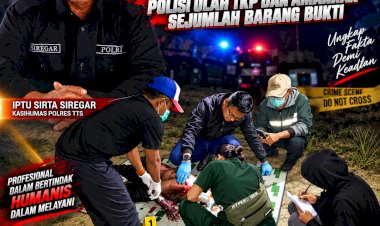 Dugaan-Pembunuhan-di-Amanatun-Utara,-Polisi-Olah-TKP-dan-Amankan-Sejumlah-Barang-Bukti