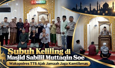 Subuh-Keliling-di-Masjid-Sabilil-Muttaqin-Soe,-Wakapolres-TTS-Ajak-Jamaah-Jaga-Kamtibmas