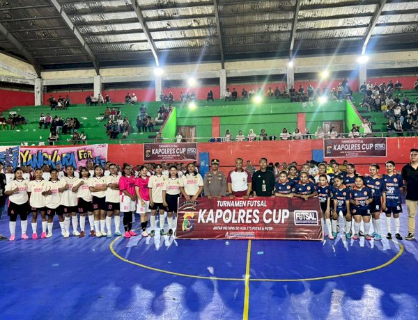 Turnamen Futsal Kamtibmas Kapolres Cup 2025 Berakhir dengan Sukses