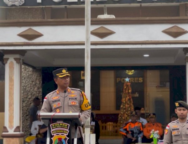 Siap Amankan Perayaan Malam Sambut Tahun Baru 2026, Polres TTS Gelar Apel  Kesiapan Dan Doa Lintas Agama