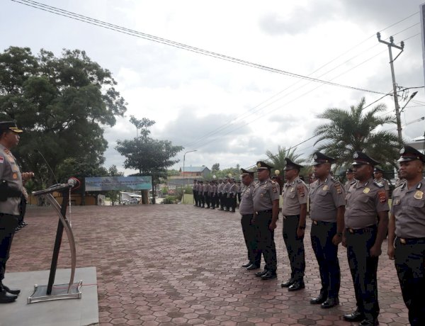 56 Personel Polres TTS Dapat Pengharaan Kenaikan  Pangkat  Periode 1 Januari 2026 
