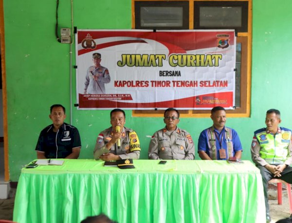 Momen Jumat Curhat, Warga  Sampaikan Keluhan dan Aspirasi Terkait Kamtibmas