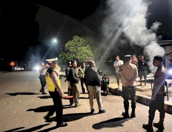 Cegah Aksi Kriminalitas Pada Malam Hari, Polres TTS Laksanakan Patroli Malam