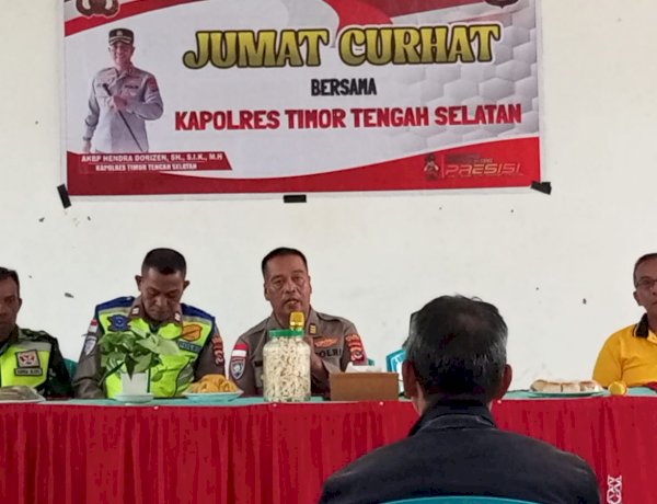 Polres TTS Gelar Jumat Curhat, Pastikan Kamtibmas di Kabupaten TTS Makin Mantap