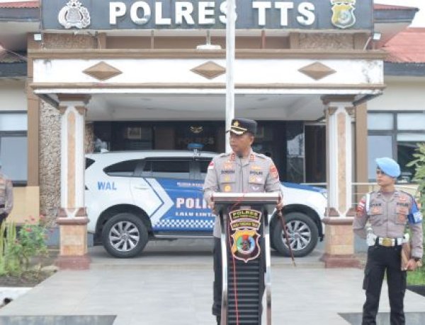 Apel Jam Pimpinan, Kapolres TTS:  Jaga Marwah  Institusi  Polri