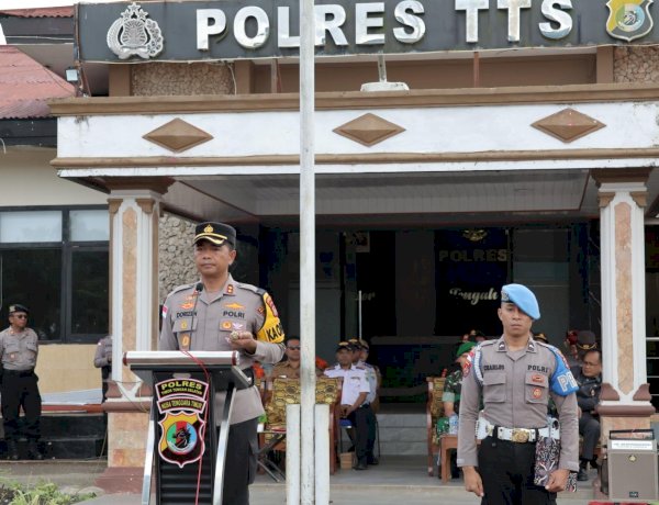 Siap Amankan Perayaan Paskah, Polres TTS Laksanakan Apel Gelar Pasukan Operasi Semana Santa Turangga 2026