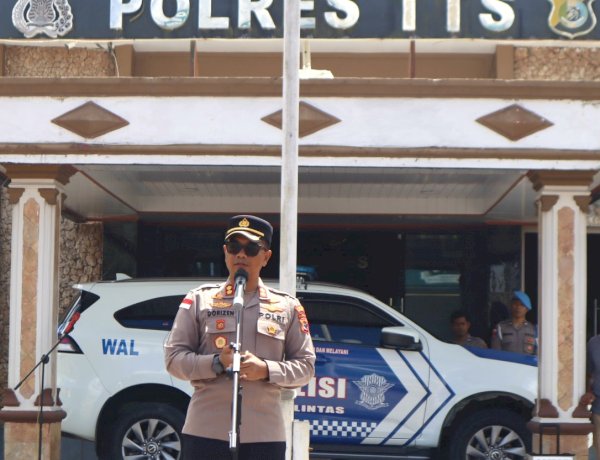 Jelang Pawai Paskah Klasis Soe, Polres TTS Gelar Apel Kesiapan Pengamanan