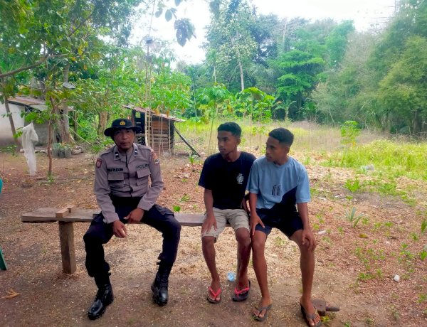 Polsek Polen Laksanakan Patroli Dialogis, Himbau Terkait TPPO hingga Curanmor