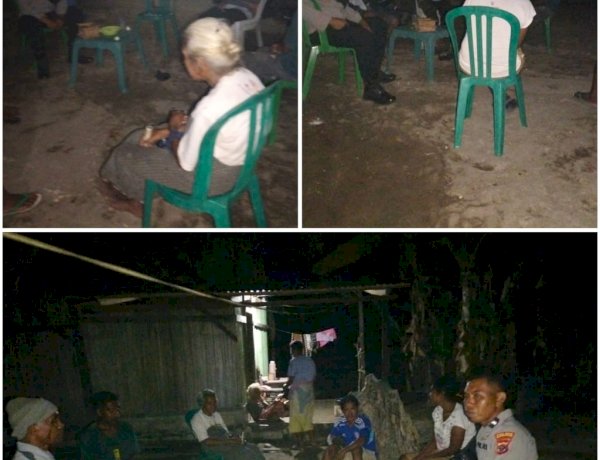 Polsek Kualin Laksanakan Patroli Dialogis dan Sambang Kamtibmas, Himbau Masyarakat Waspadai TPPO