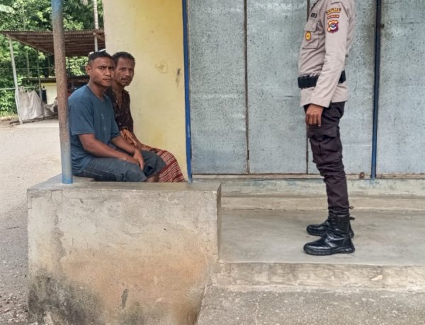 Polsek Polen Laksanakan Patroli Siang, Humanis Beri Imbauan dan Jaga Kamtibmas Tetap Kondusif