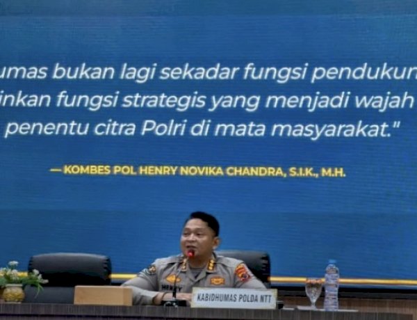 Kabidhumas Polda NTT Ingatkan Bahaya Konten AI Manipulatif, Pers dan Masyarakat Diminta Utamakan Verifikasi Informasi