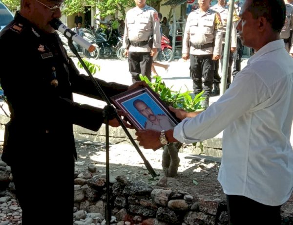 Polres TTS Laksanakan Pemakaman Kedinasan Bagi Purnawirawan AIPDA Joseph Longa