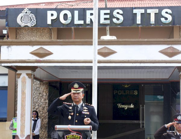 Polres TTS Laksanakan Upacara Hari Lahir Pancasila, Usung Tema “Pancasila Pemersatu Bangsa, Fondasi Perdamaian Dunia”