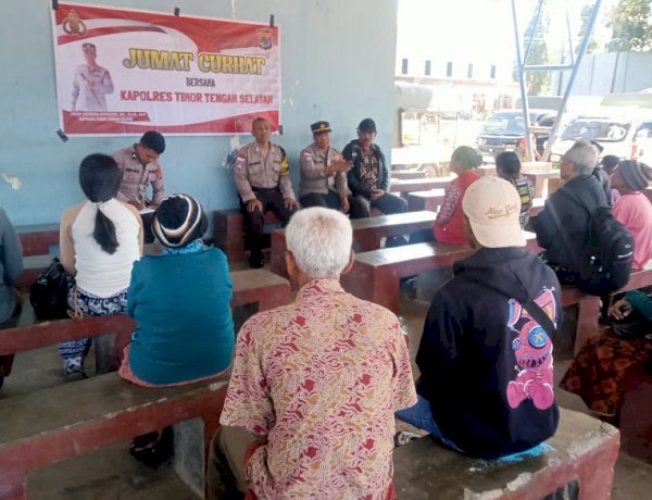 Dekatkan Pelayanan, Sat Binmas Polres TTS Tampung Aspirasi Warga Lewat
