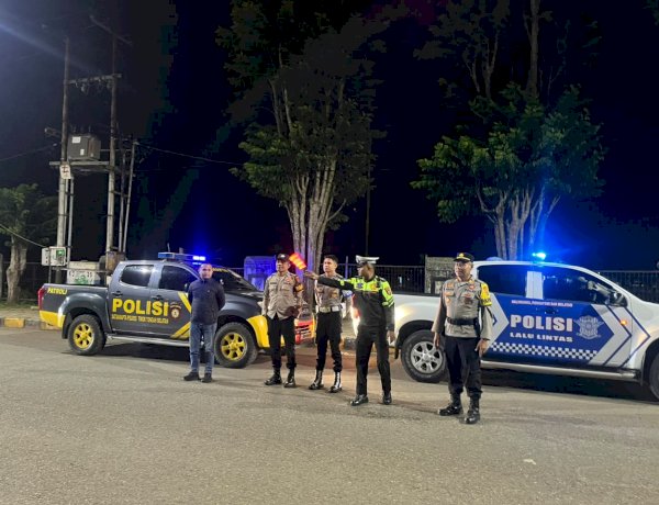 Pantau Situasi Kamtibmas, Personel Polres TTS Patroli di Sejumlah Tempat Keramaian Kota Soe