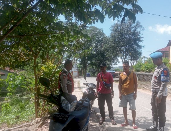Personel Polsek Kie Gelar Patroli Dialogis di Desa Napi, Cegah TPPO dan Gangguan Kamtibmas