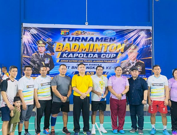 Tampil Memukau, Tim Badminton Polres TTS Raih Juara 3 di Ajang Kapolda Cup 2026