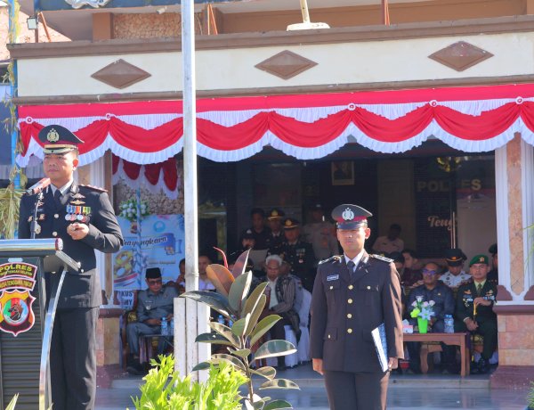 Polres TTS Gelar Upacara Peringatan Hari Bhayangkara ke-80