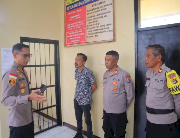 Tingkatkan Akuntabilitas, Kapolres TTS  Cek Barang Bukti dan Beri Arahan Tegas ke Sat Tahti