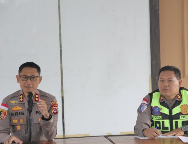 Kapolres TTS Tekankan Kepemimpinan Melayani, Pelayanan Humanis dan Berinovasi Kepada Personel Satlantas