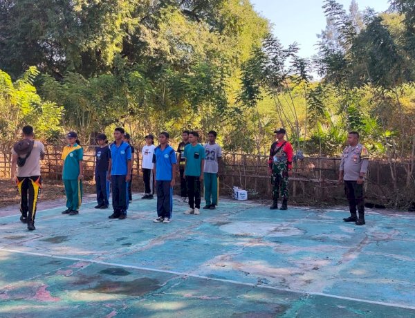 Sinergi TNI-Polri Gembleng Mental dan Fisik 11 Anggota Paskibra SMAN Pollo Sambut HUT RI ke-81