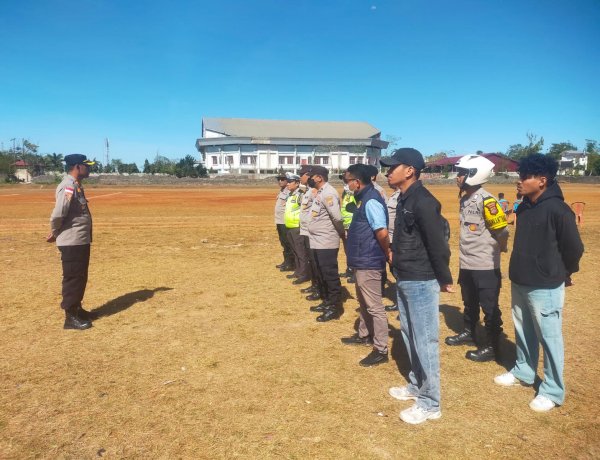 Polres TTS Amankan Turnamen Sepak Bola KSS U-15 Tahun 2026 di Stadion Kobelete SoE