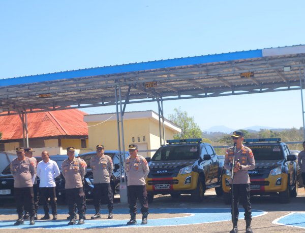 Apel Pemeriksaan Sepeda Motor Bhabinkamtibmas Polres Timor Tengah Selatan.