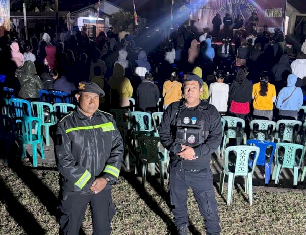 Jaga Kota Soe Hingga Dini Hari, Patroli Perintis Presisi Polres TTS Amankan Objek Vital dan Nobar Warga
