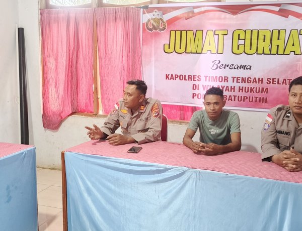 Dengar Langsung Keluhan Warga Desa Supul, Polsek Batu Putih Tekankan Isu Miras Hingga Karhutla.