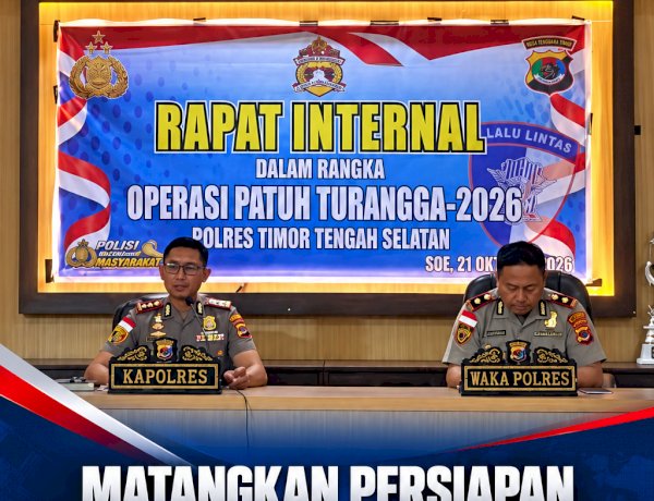 Matangkan Persiapan Operasi Patuh Turangga 2026, Kapolres TTS Tekankan Edukasi dan Keselamatan Berlalu Lintas