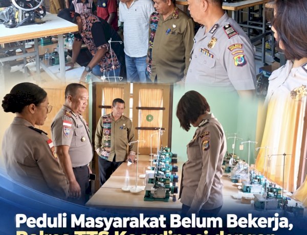Peduli Masyarakat Belum Bekerja, Polres TTS Koordinasi dengan Dinas Ketenagakerjaan untuk Fasilitasi Pelatihan Keterampilan