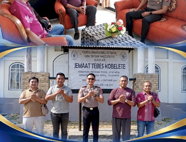 Silaturahmi dengan Tokoh Agama, Kapolres TTS Ajak Gereja Perkuat Kamtibmas dan Kepedulian Sosial
