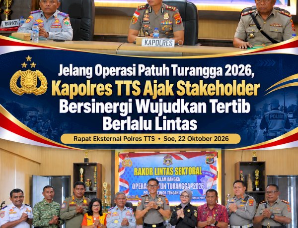 Jelang Operasi Patuh Turangga 2026, Kapolres TTS Ajak Stakeholder Bersinergi Wujudkan Tertib Berlalu Lintas