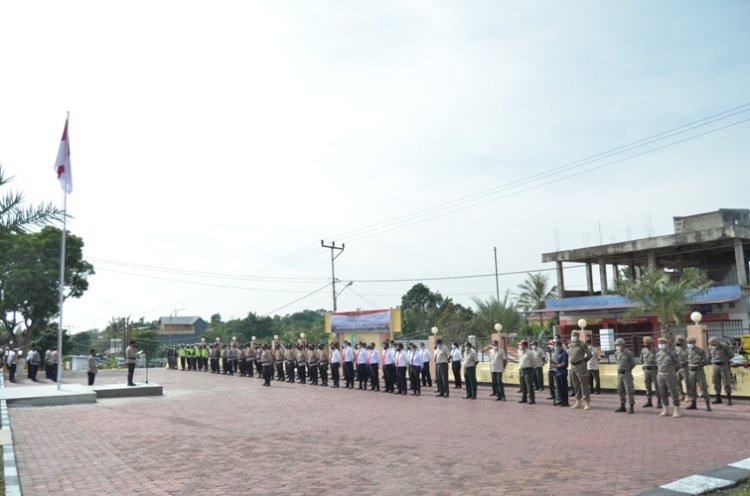 Kesiapsiagaan Penanggulangan  Bencana Alam dan Pengendalian Karhutla, Polres TTS Melaksanakan  Apel Gelar Pasukan
