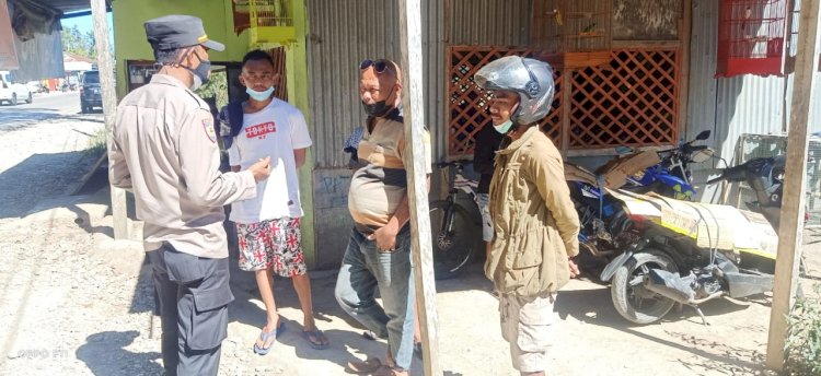 Operasi Bina Kusuma, Sat Binmas Sambagi Para pemuda  Beri Imbauan Kamtibmas