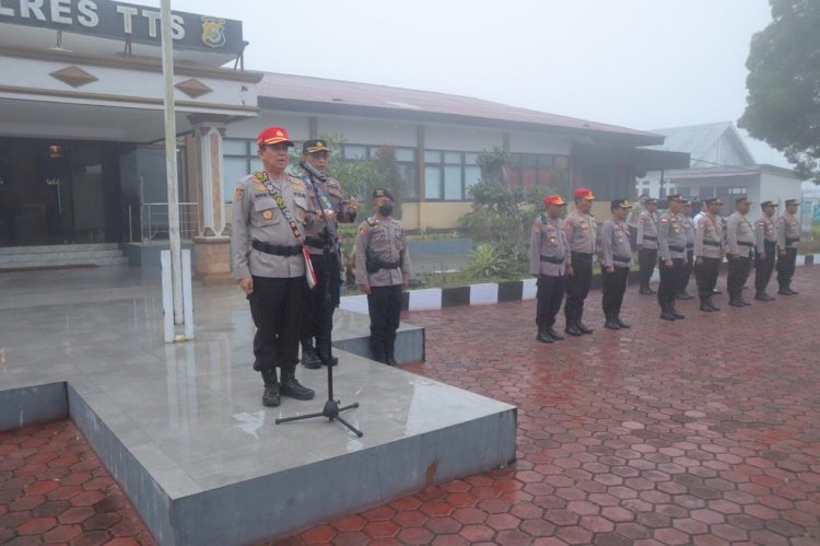 Polres TTS Apel Penerimaan 26 Siswa Latja Diktuba Polri Gel I TA 2023 dari SPN Kupang
