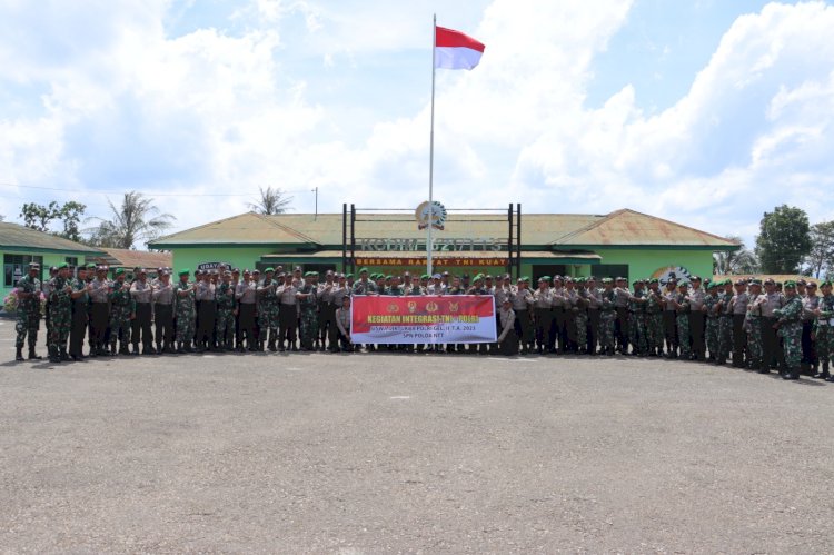 Perkuat Sinergitas Siswa Seba Angkatan 50 SPN Polda NTT, Silahturahmi Di Kodim 1621/TTS