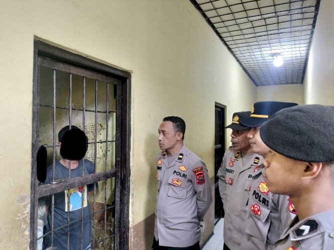 Demi memastikan Ruang Tahanan Aman, Polres TTS Rutin Cek Ruang Tahanan