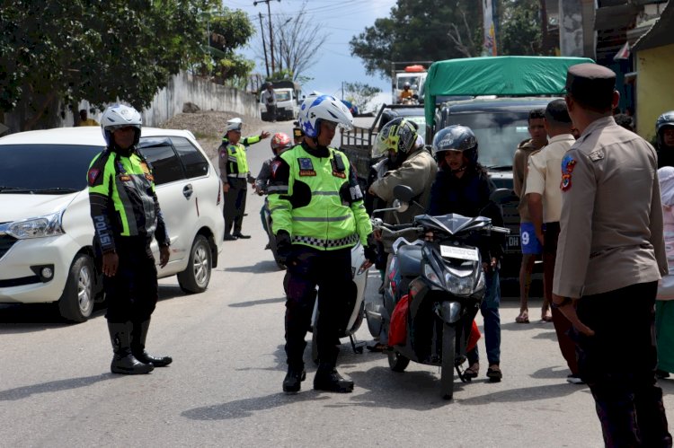 Gelar Penertiban Ranmor, Polres TTS Melaksanakan Operasi Patuh Turangga 2024