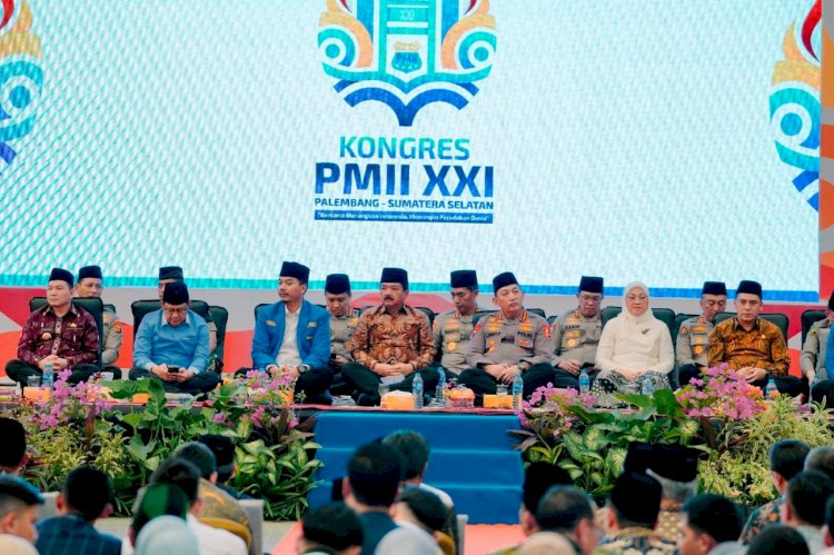 Kapolri Hadiri Pembukaan Kongres XXI PMII di Palembang