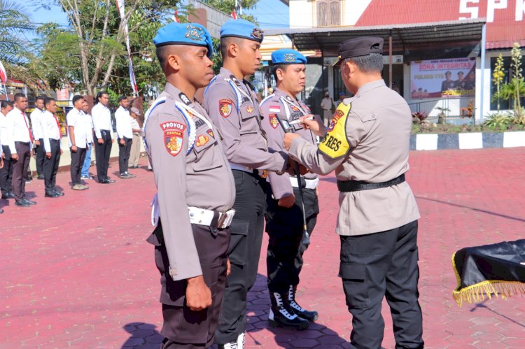 Komitmen Polri Dalam Memberikan Sanksi Bagi Personil Yang Melakukan Pelanggaran, Satu Anggota Polres TTS di PTDH