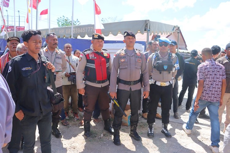 Pendaftaran Balon Bupati Dan Wakil Bupati TTS, Polres TTS Lakukan Pengamanan Berakhir Dengan Aman