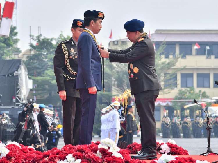 Anugerahi Presiden Jokowi Loka Praja Samrakshana, Kapolri: Bentuk Penghormatan Institusi